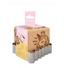 Picture of UNICORN WOODED EMBOSSED CUBE W
